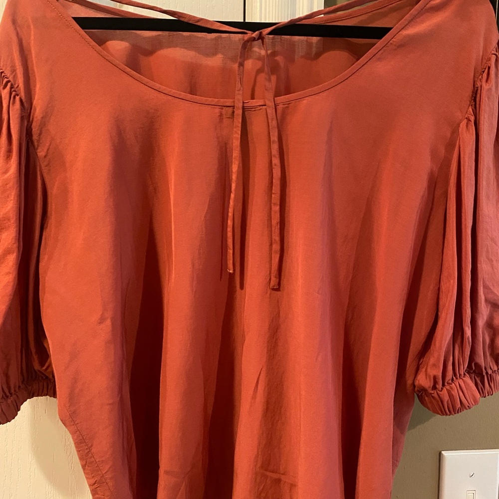 Ann Taylor size Large- lightweight Sienna color dressy too.